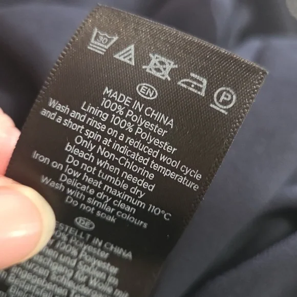 Hobbs Black Dotted Dress | Elegant Shift Midi | Ruffle Sleeve - Picture 8 of 8